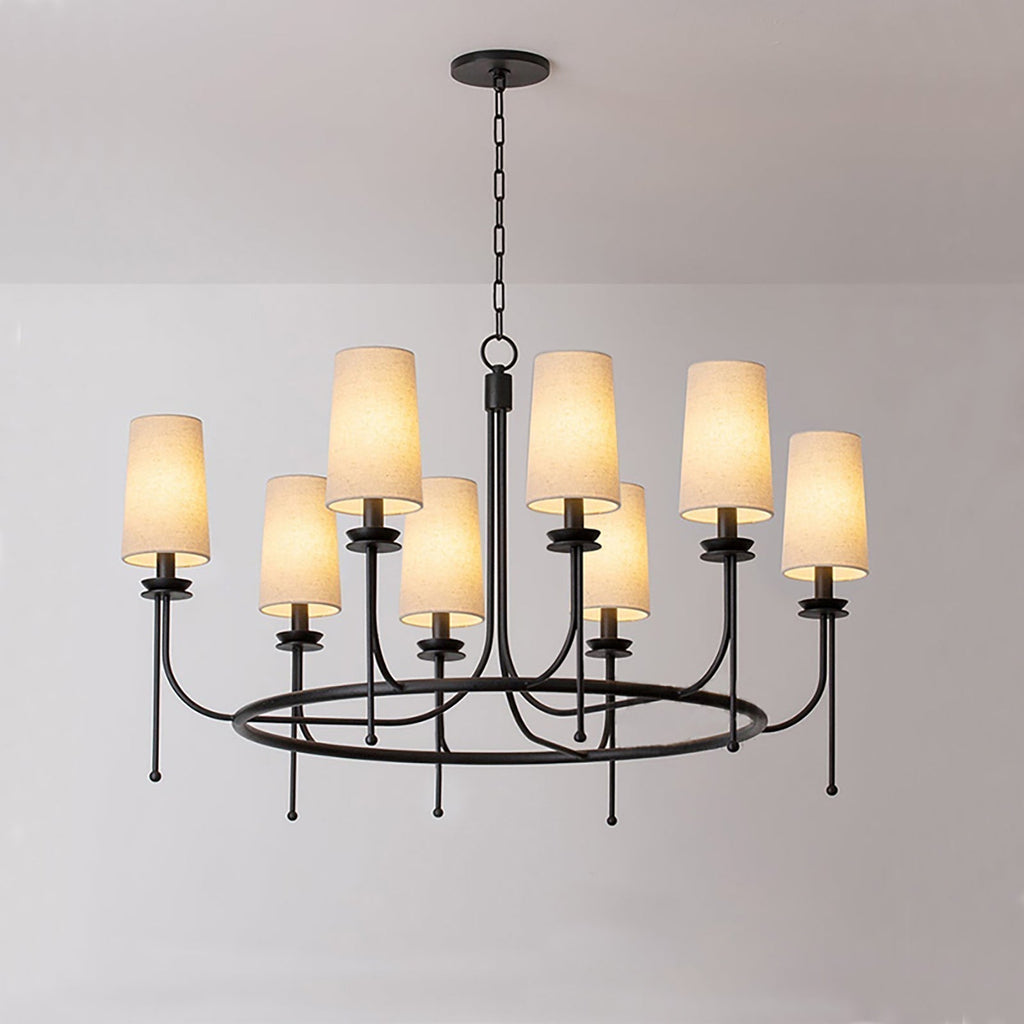 Yovaris Chandelier en Fer Vintage - Neutralighting