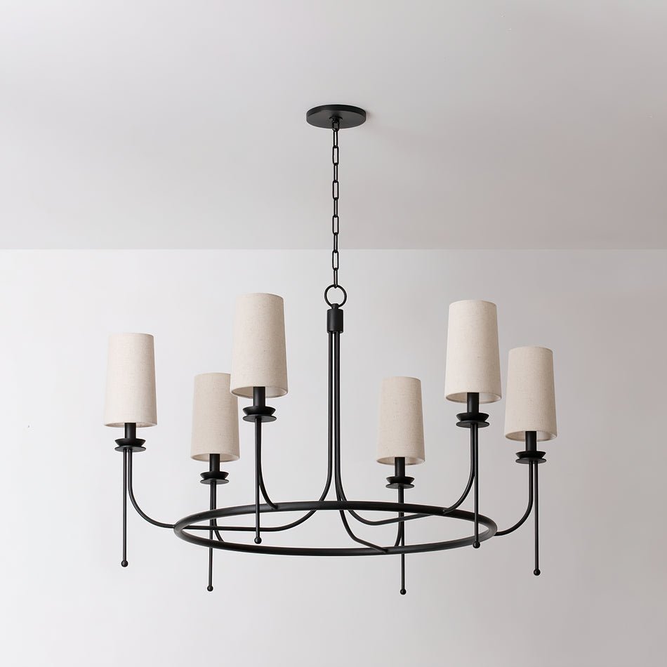 Yovaris Chandelier en Fer Vintage - Neutralighting