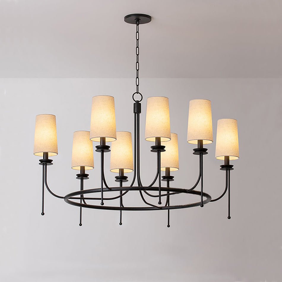 Yovaris Chandelier en Fer Vintage - Neutralighting