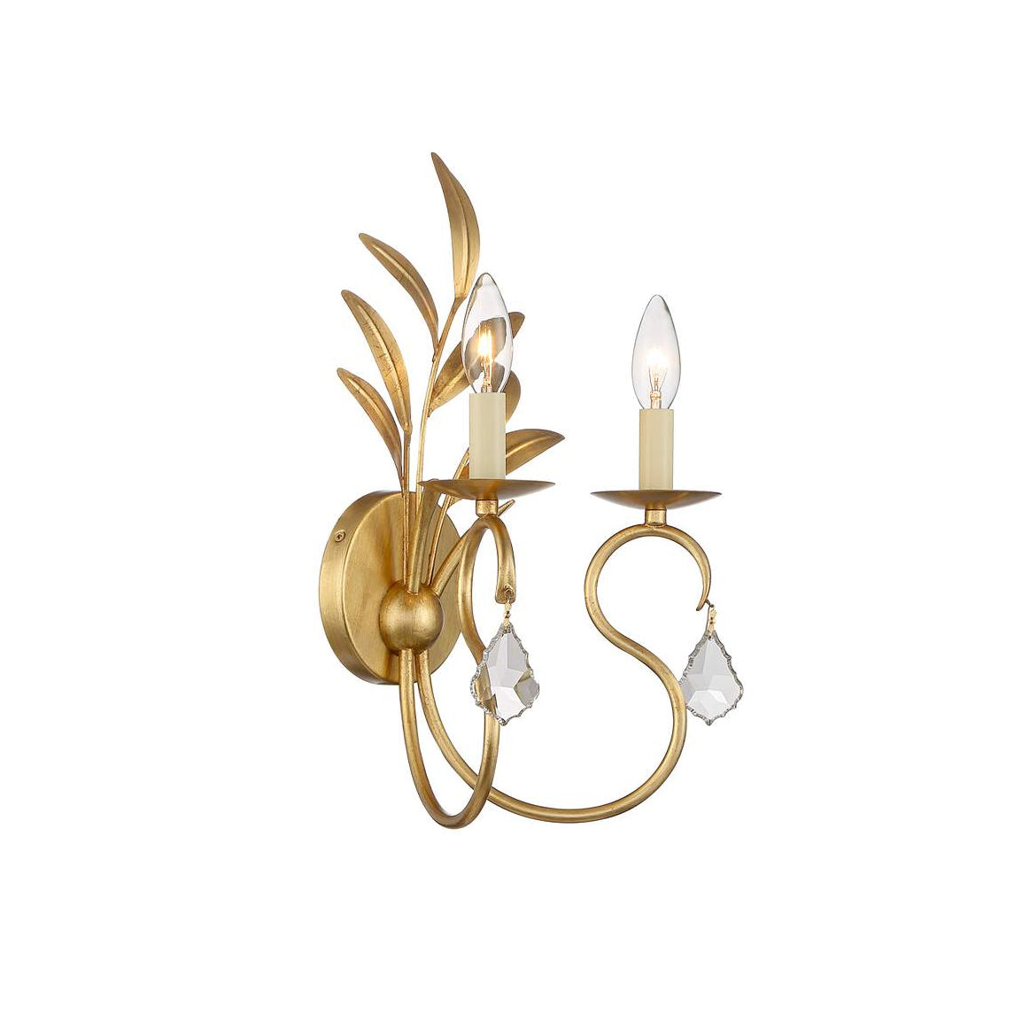 Zerinos Applique Murale Laiton Cristal Créativité Individuelle - Neutralighting