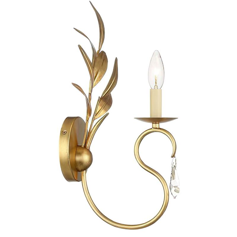 Zerinos Applique Murale Laiton Cristal Créativité Individuelle - Neutralighting