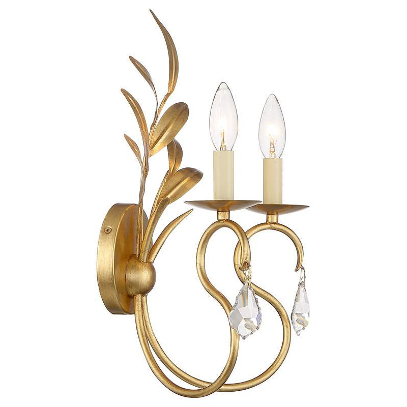 Zerinos Applique Murale Laiton Cristal Créativité Individuelle - Neutralighting