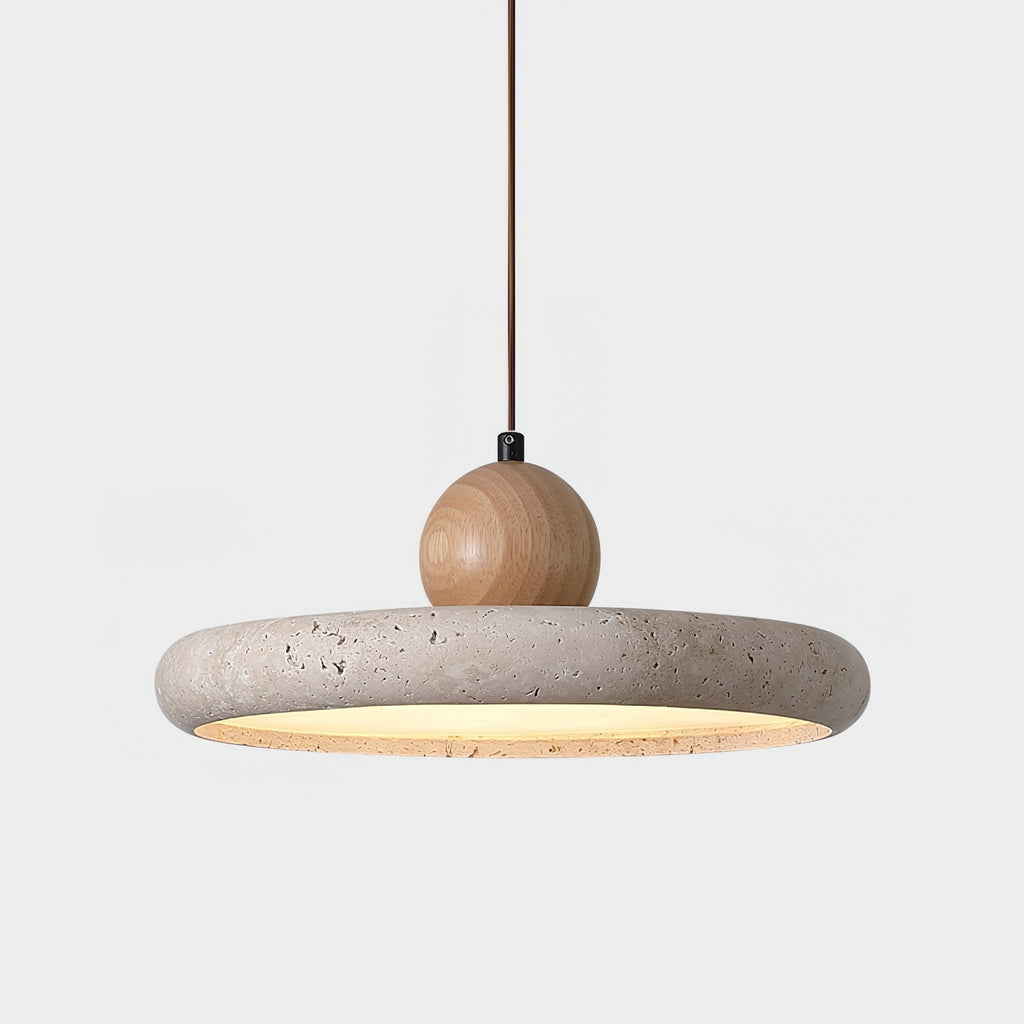 Lydia Suspension Minimaliste en Travertin - Neutralighting