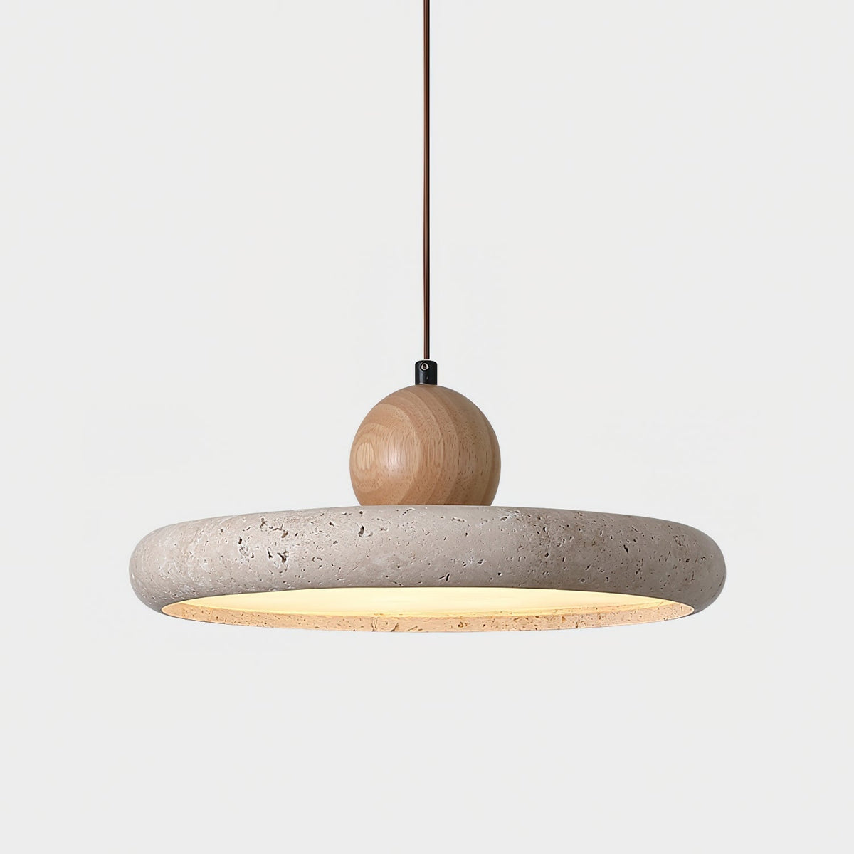 Lydia Suspension Minimaliste en Travertin - Neutralighting