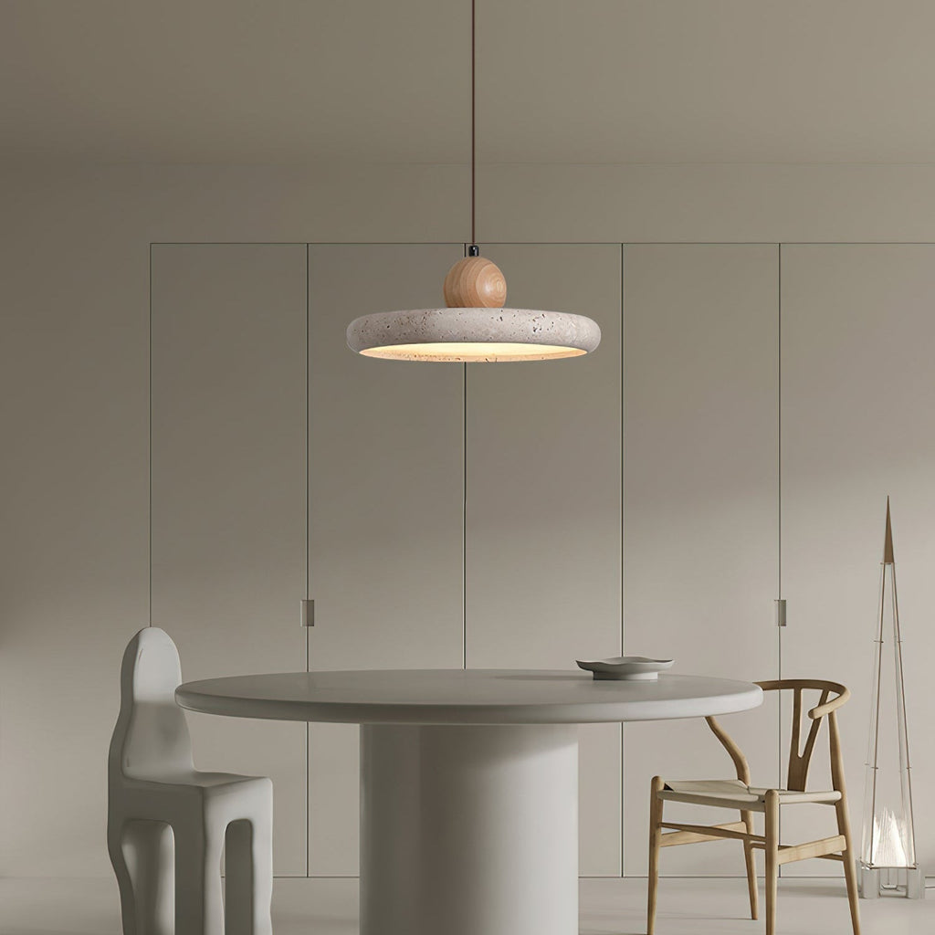 Lydia Suspension Minimaliste en Travertin - Neutralighting