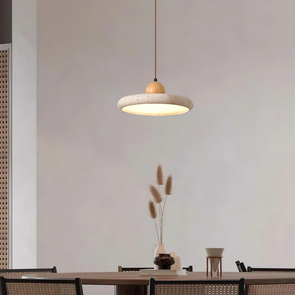 Lydia Suspension Minimaliste en Travertin - Neutralighting