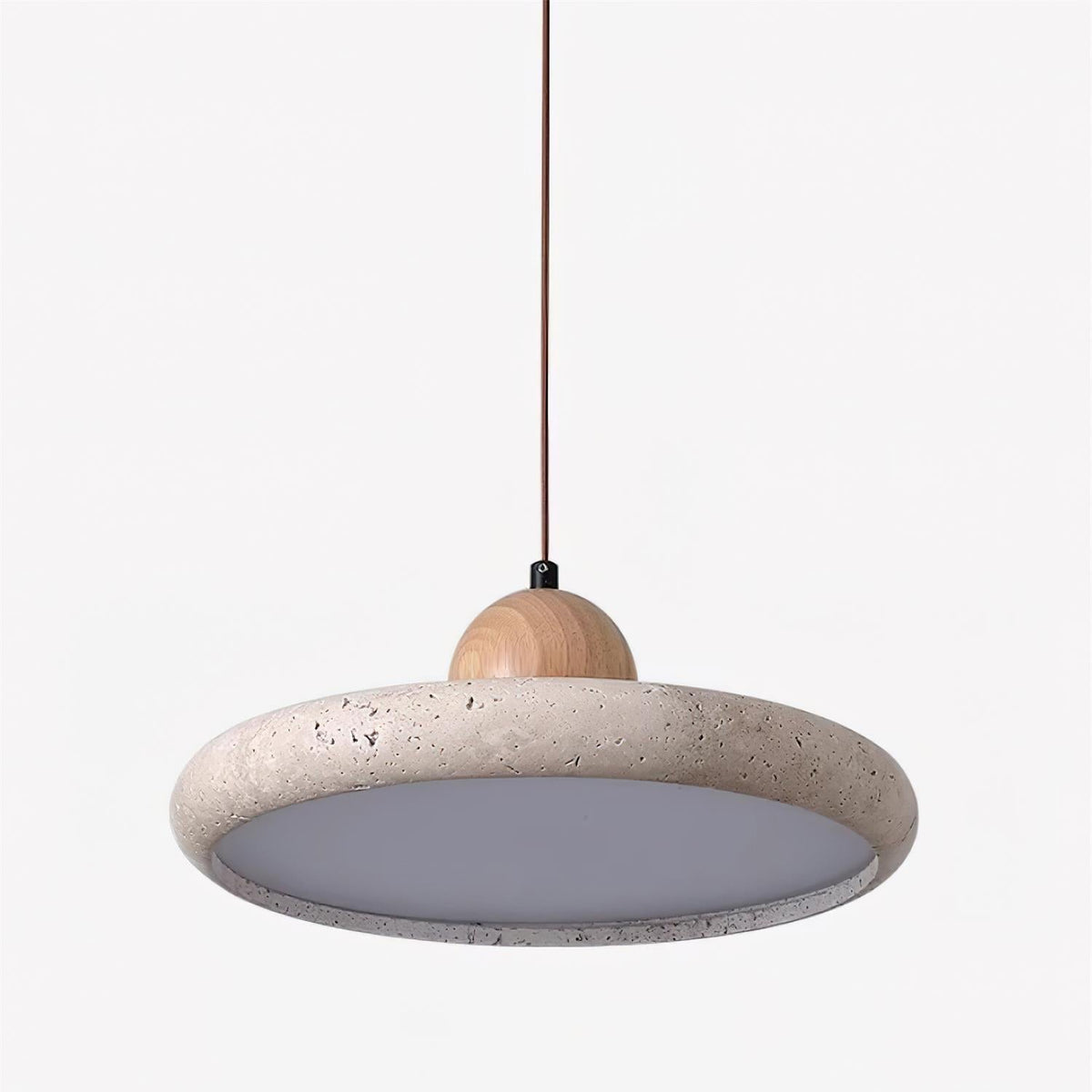 Lydia Suspension Minimaliste en Travertin - Neutralighting