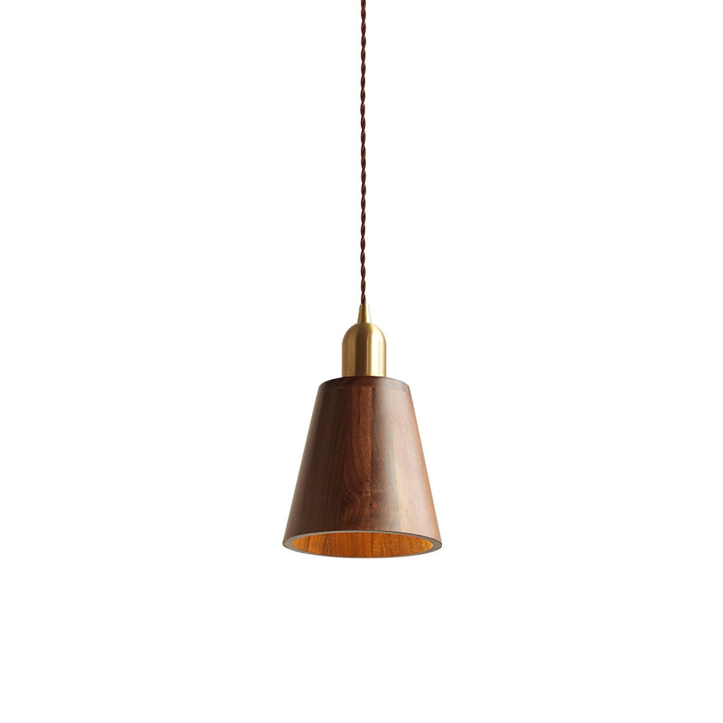 Lustra Suspension Lampe Noyer Laiton Moderne pour Salon - Neutralighting