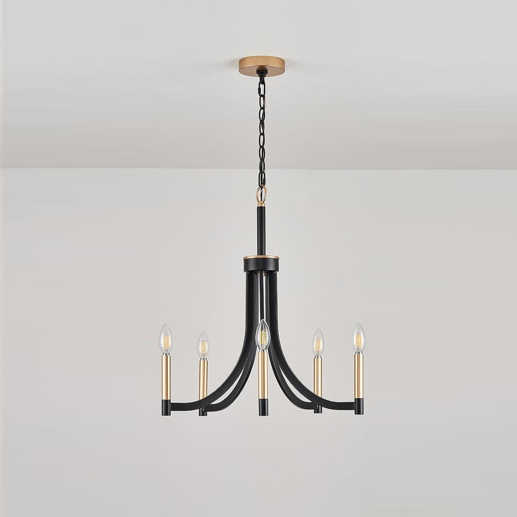 Ceshaora Lustre Laiton Métal Industriel Vintage - Neutralighting
