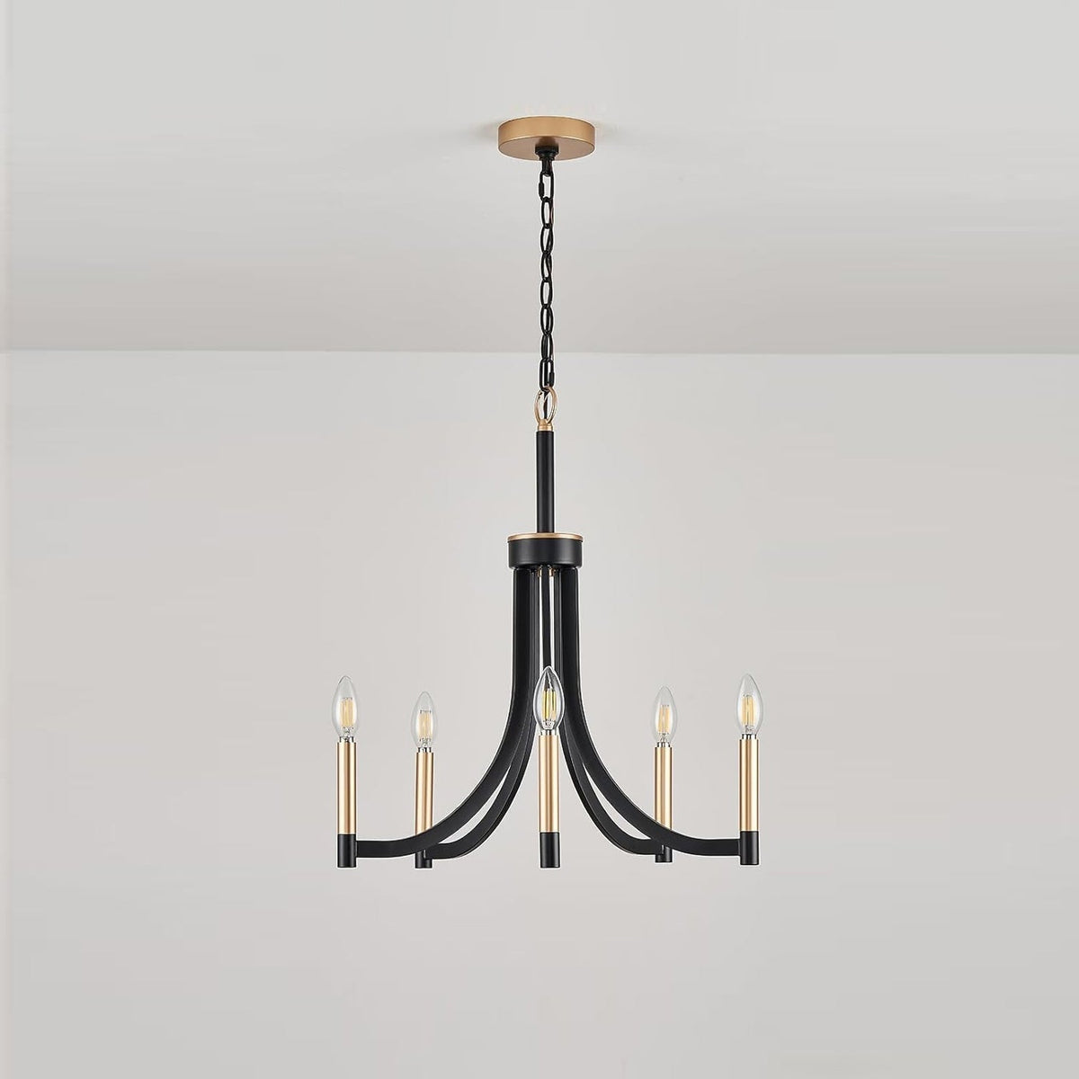 Ceshaora Lustre Laiton Métal Industriel Vintage - Neutralighting
