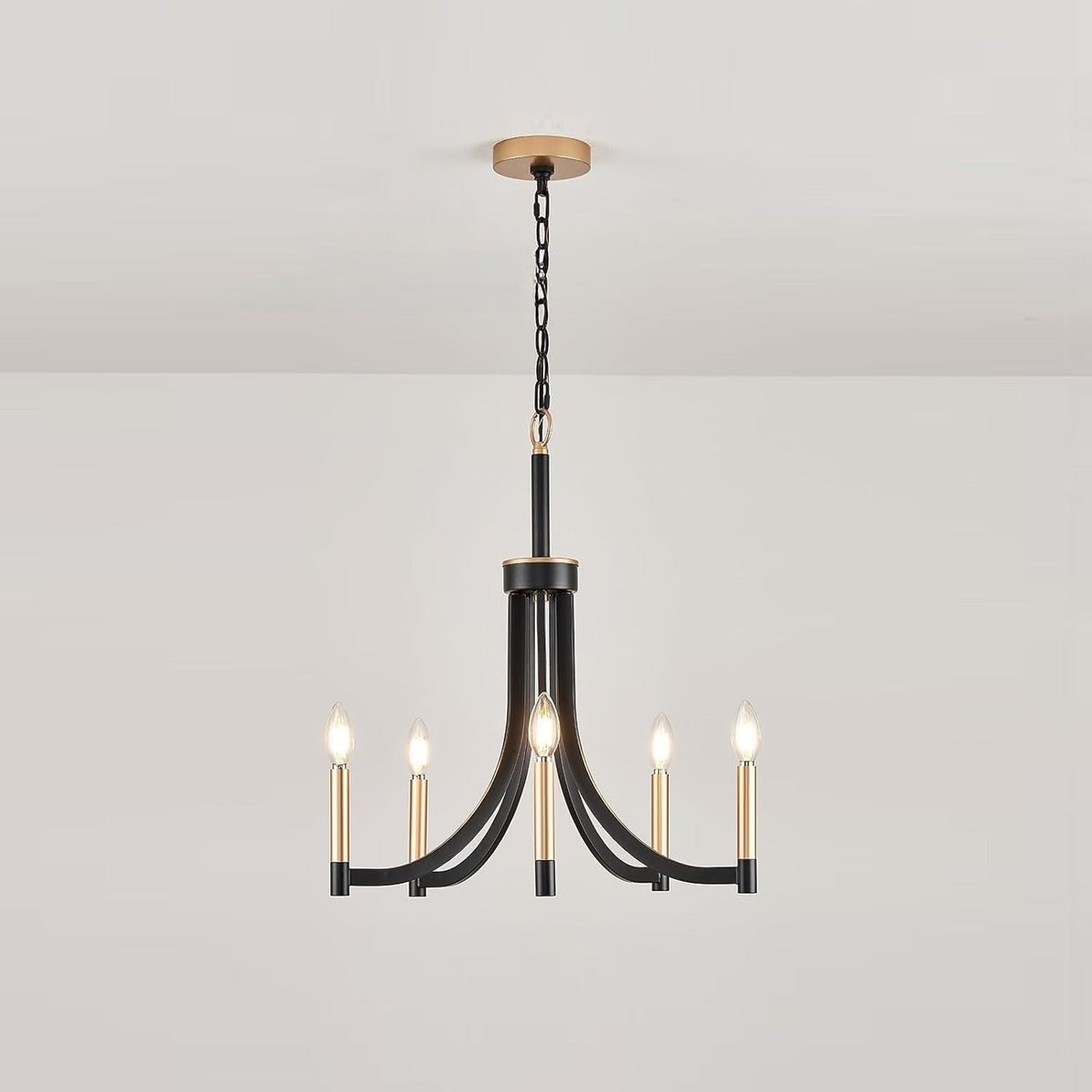 Ceshaora Lustre Laiton Métal Industriel Vintage - Neutralighting