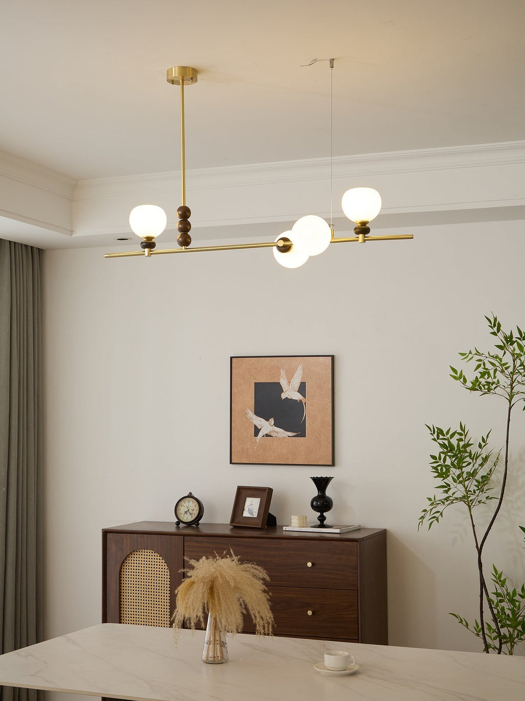 Solaren Suspension Vintage en Bois - Neutralighting