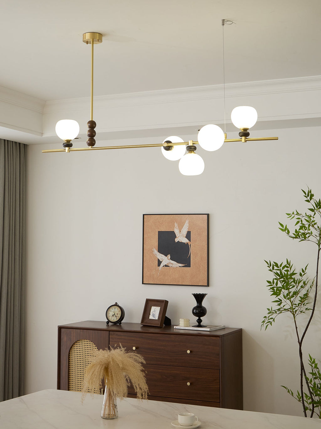 Solaren Suspension Vintage en Bois - Neutralighting