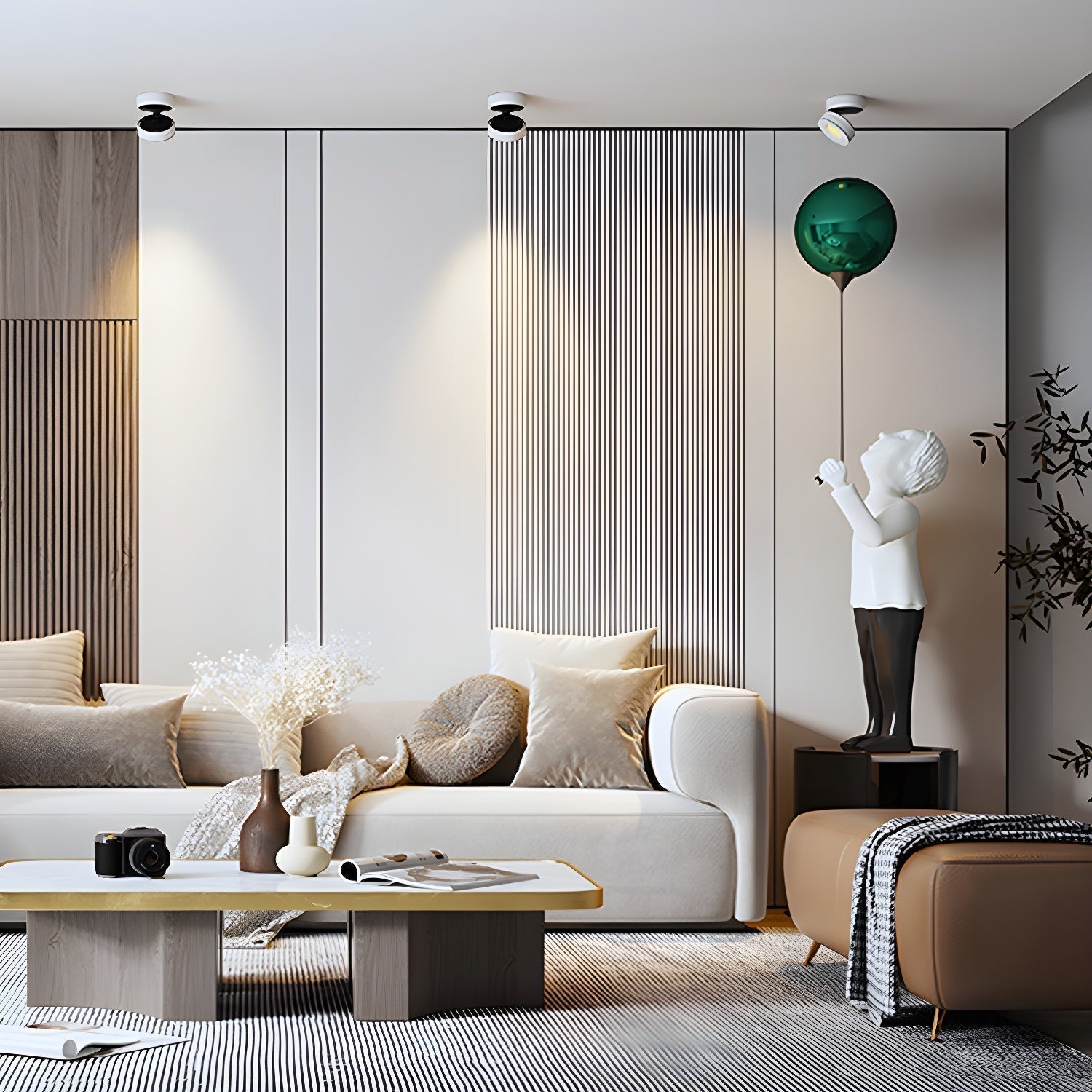 Colorara Plafonnier à LED Réglable Surface - Neutralighting