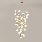 Evene Chandelier Spirale Céramique Laiton - Neutralighting