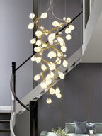 Evene Chandelier Spirale Céramique Laiton - Neutralighting
