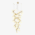 Evene Chandelier Spirale Céramique Laiton - Neutralighting