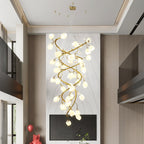 Evene Chandelier Spirale Céramique Laiton - Neutralighting