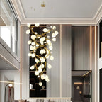 Evene Chandelier Spirale Céramique Laiton - Neutralighting