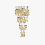 Kristy Moderne Or LED Lustre Métal Acrylique Chambre/Salon - Neutralighting