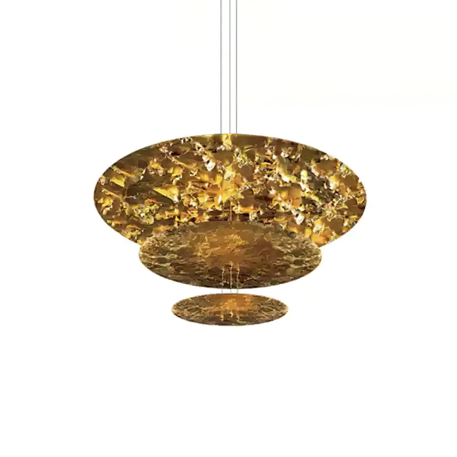 Zathaara Suspension Feuilles d’Or Étagées - Neutralighting