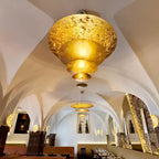 Zathaara Suspension Feuilles d’Or Étagées - Neutralighting