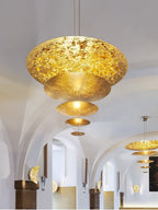 Zathaara Suspension Feuilles d’Or Étagées - Neutralighting
