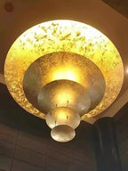 Zathaara Suspension Feuilles d’Or Étagées - Neutralighting