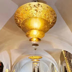 Zathaara Suspension Feuilles d’Or Étagées - Neutralighting