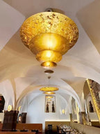 Zathaara Suspension Feuilles d’Or Étagées - Neutralighting