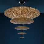 Zathaara Suspension Feuilles d’Or Étagées - Neutralighting