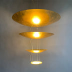 Zathaara Suspension Feuilles d’Or Étagées - Neutralighting