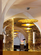 Zathaara Suspension Feuilles d’Or Étagées - Neutralighting