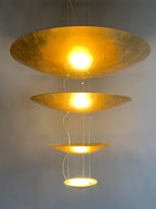 Zathaara Suspension Feuilles d’Or Étagées - Neutralighting