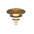 Zathaara Suspension Feuilles d’Or Étagées - Neutralighting