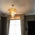 Zathaara Suspension Feuilles d’Or Étagées - Neutralighting
