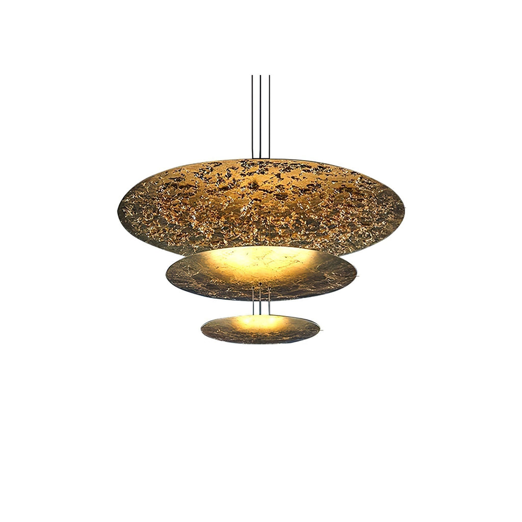 Zathaara Suspension Feuilles d’Or Étagées - Neutralighting