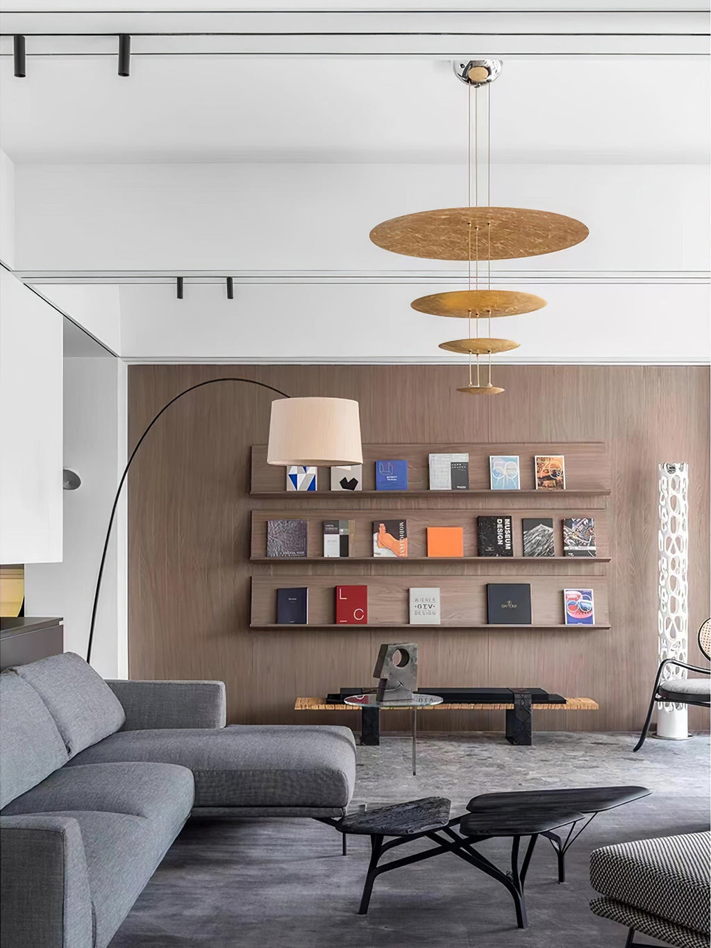 Zathaara Suspension Feuilles d’Or Étagées - Neutralighting