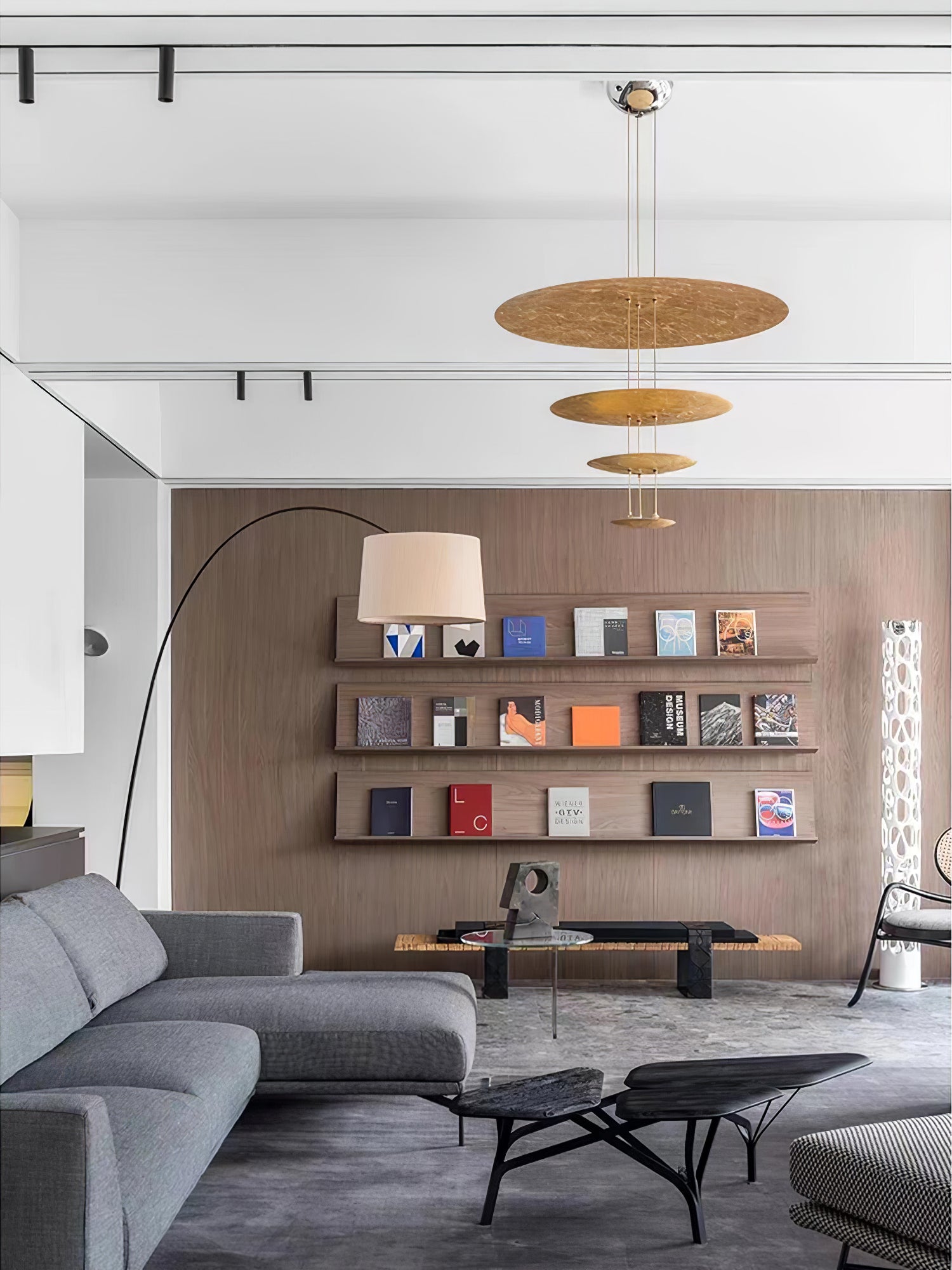 Zathaara Suspension Feuilles d’Or Étagées - Neutralighting