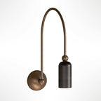 Vortigaud Courbe Bronze Noir Applique Lumière - Neutralighting
