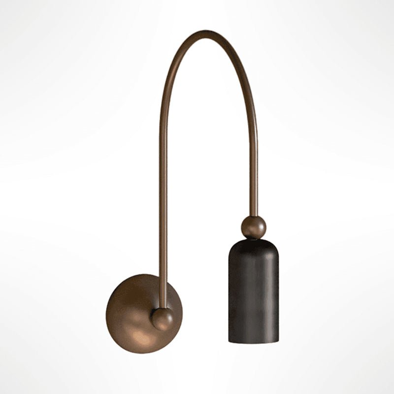 Vortigaud Courbe Bronze Noir Applique Lumière - Neutralighting