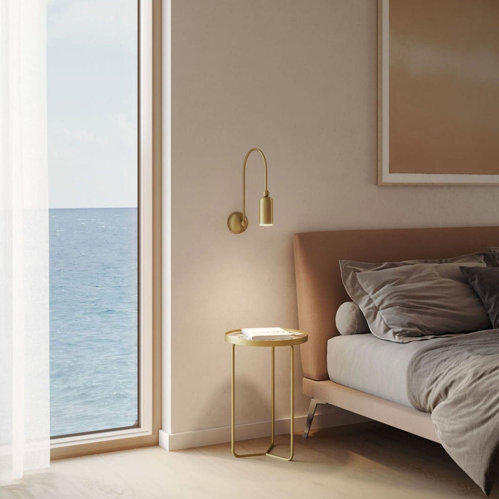 Vortigaud Courbe Bronze Noir Applique Lumière - Neutralighting