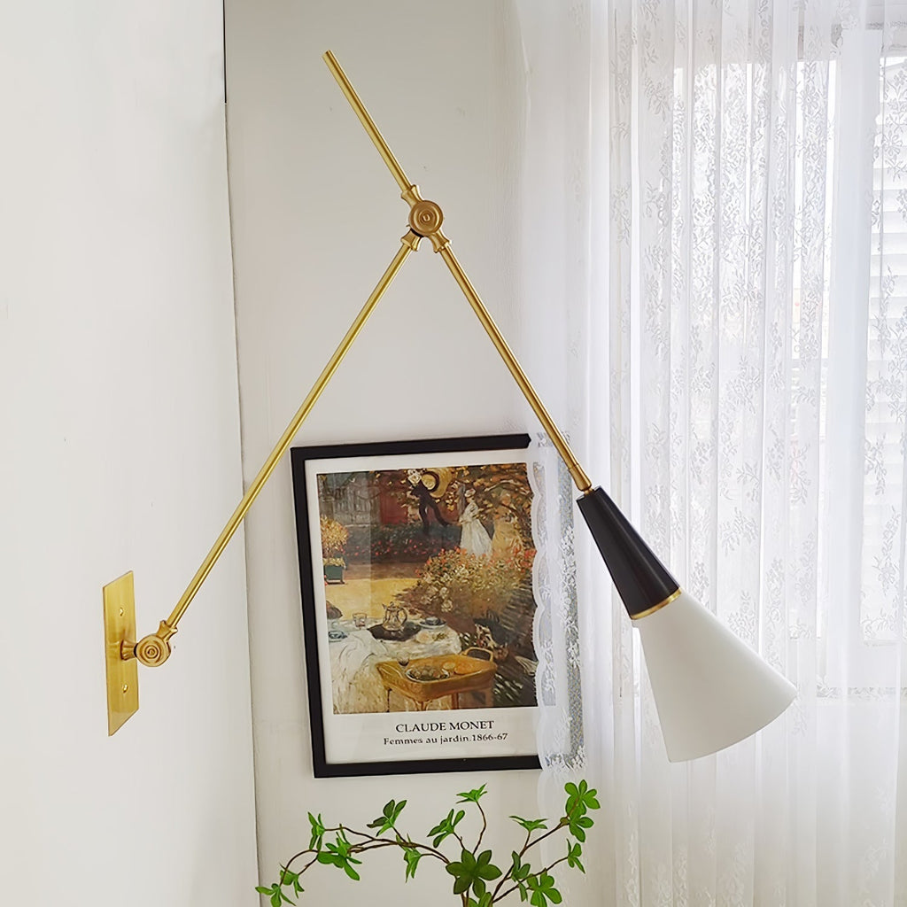 Ersila Applique Murale Laiton Métal Minimaliste Moderne - Neutralighting