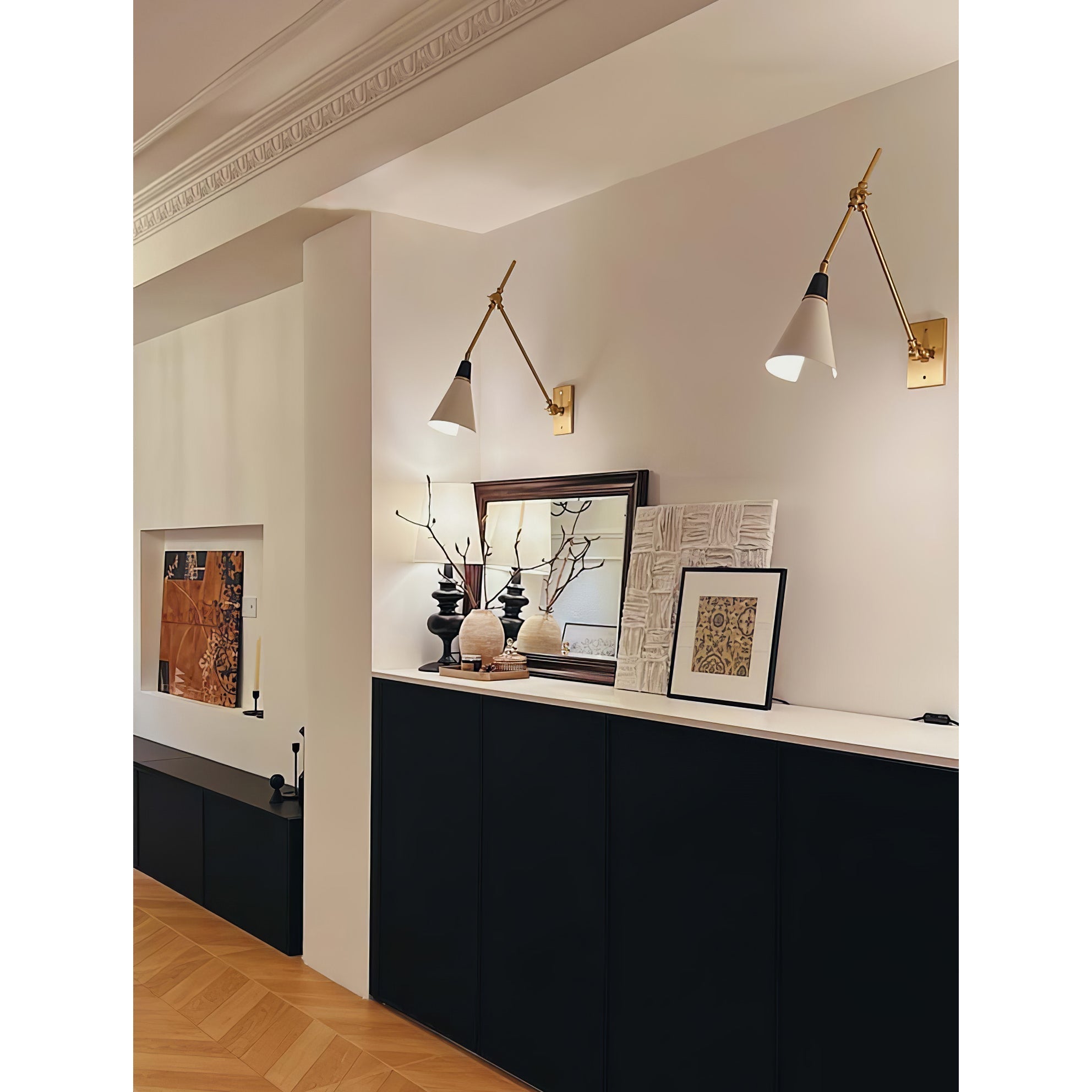 Ersila Applique Murale Laiton Métal Minimaliste Moderne - Neutralighting