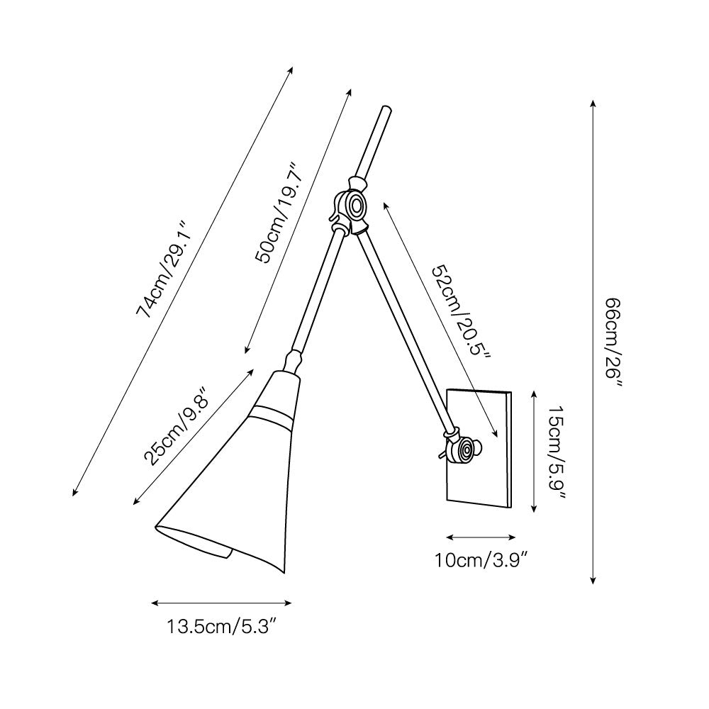 Ersila Applique Murale Laiton Métal Minimaliste Moderne - Neutralighting