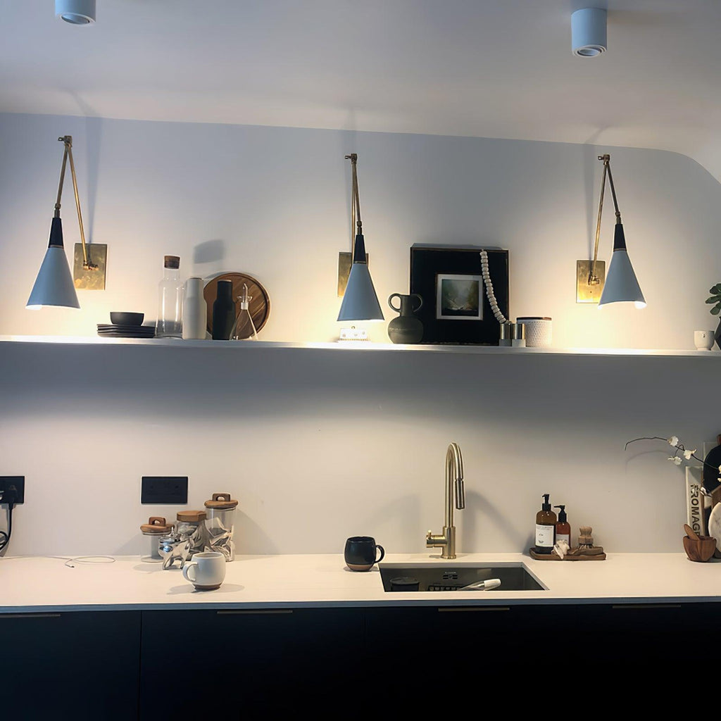 Lindsay Applique Murale Industrielle en Verre Vintage - Neutralighting