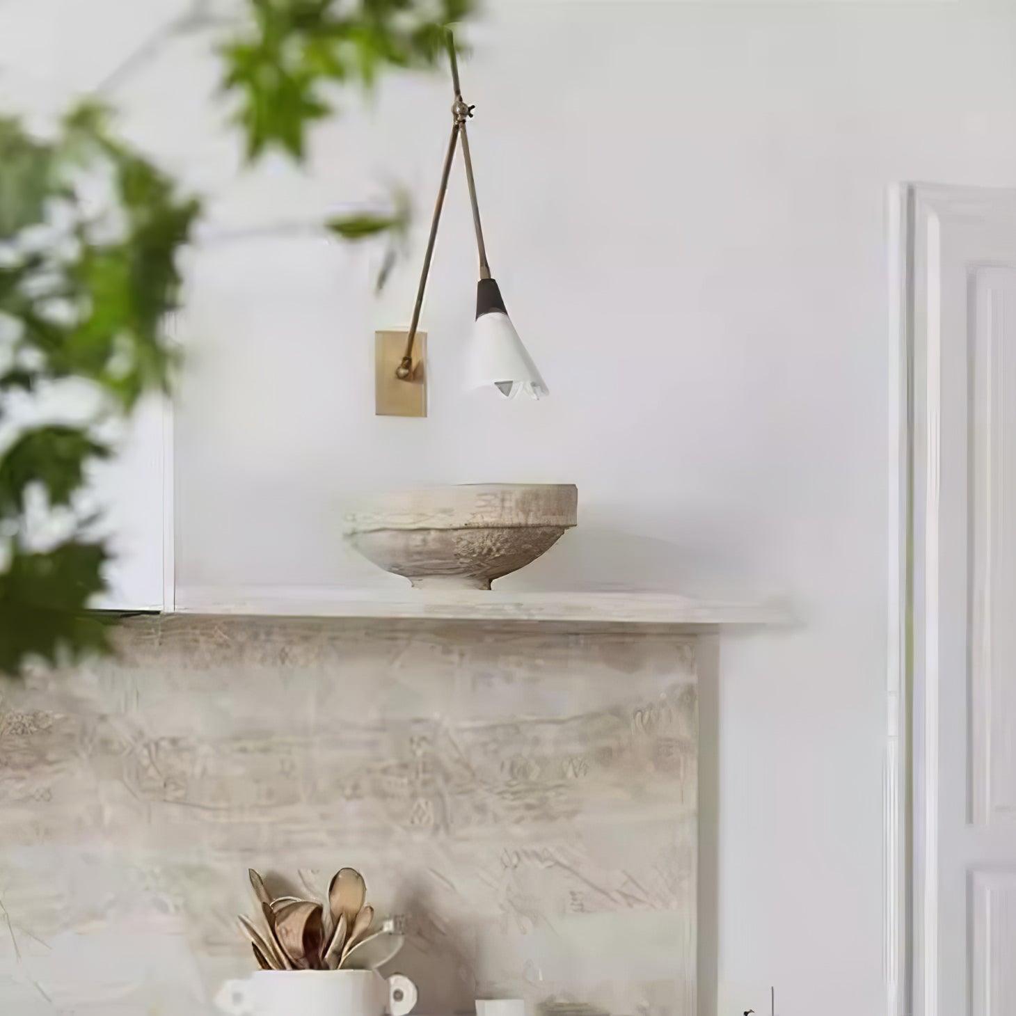 Lindsay Applique Murale Industrielle en Verre Vintage - Neutralighting