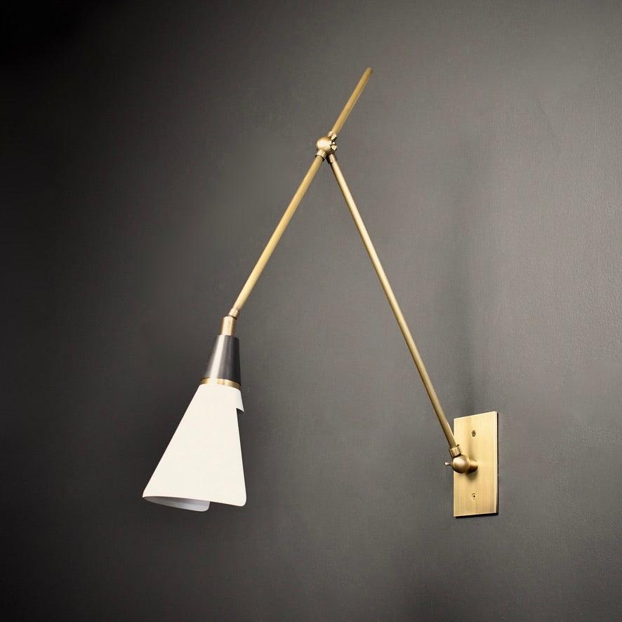 Lindsay Applique Murale Industrielle en Verre Vintage - Neutralighting