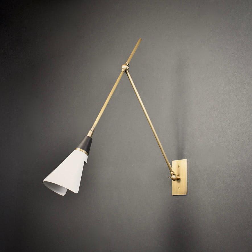 Lindsay Applique Murale Industrielle en Verre Vintage - Neutralighting