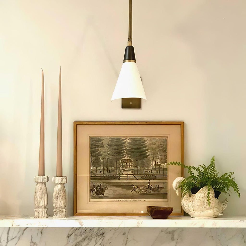 Lindsay Applique Murale Industrielle en Verre Vintage - Neutralighting